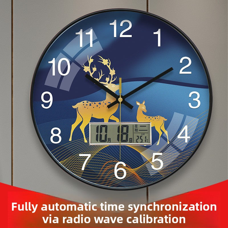 Silent Radio-Controlled Wall Clock