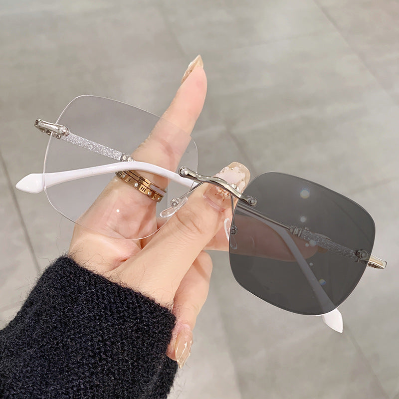 Anti Blue Light Rimless Glasses