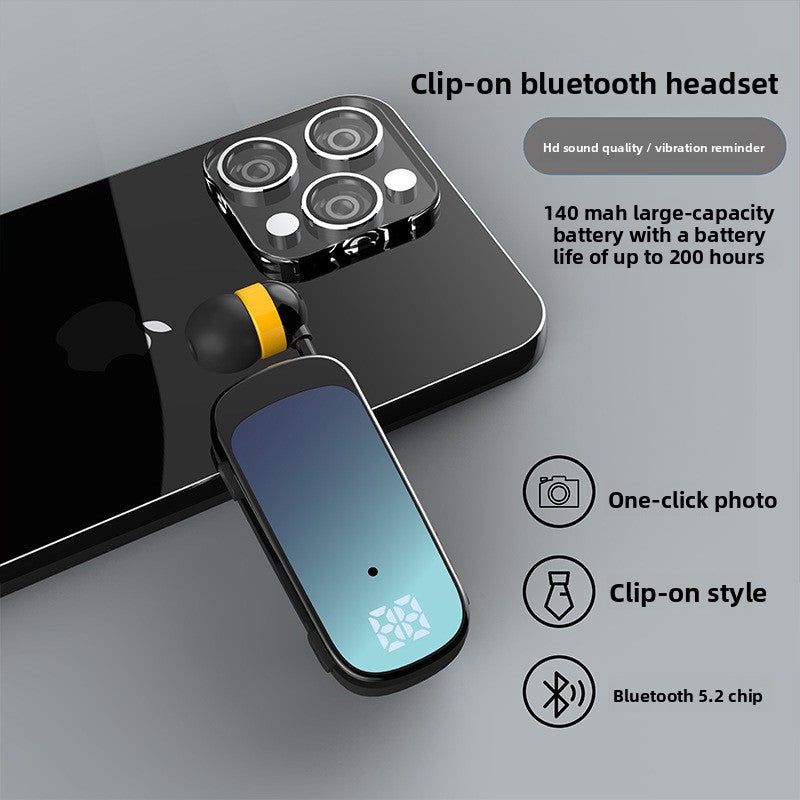 Lapel-style Bluetooth headset