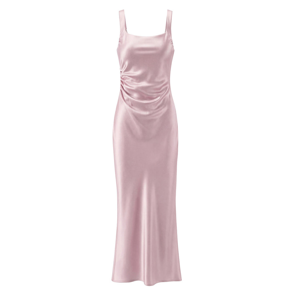 Elegant Halter Neck Fishtail Evening Gown