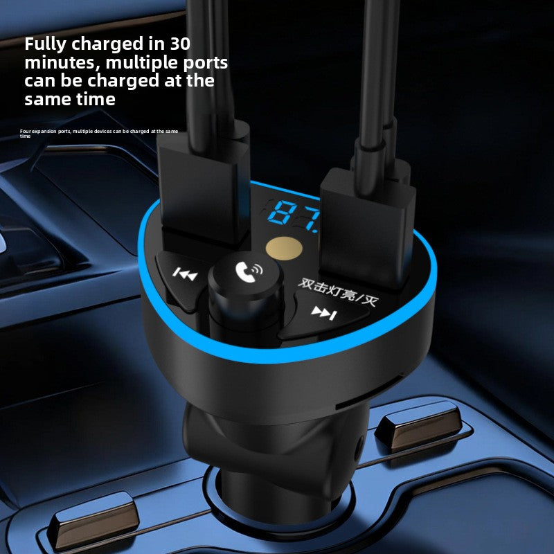 Car Charger with Bluetooth Fast Charging