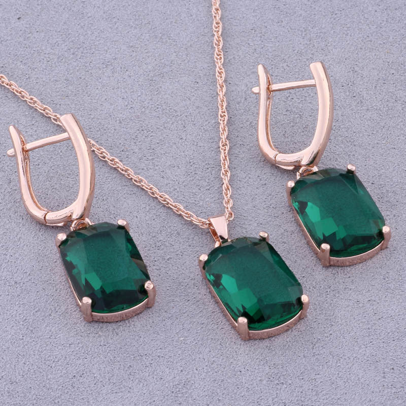 Minimalist Geometric Earrings and Necklace Set