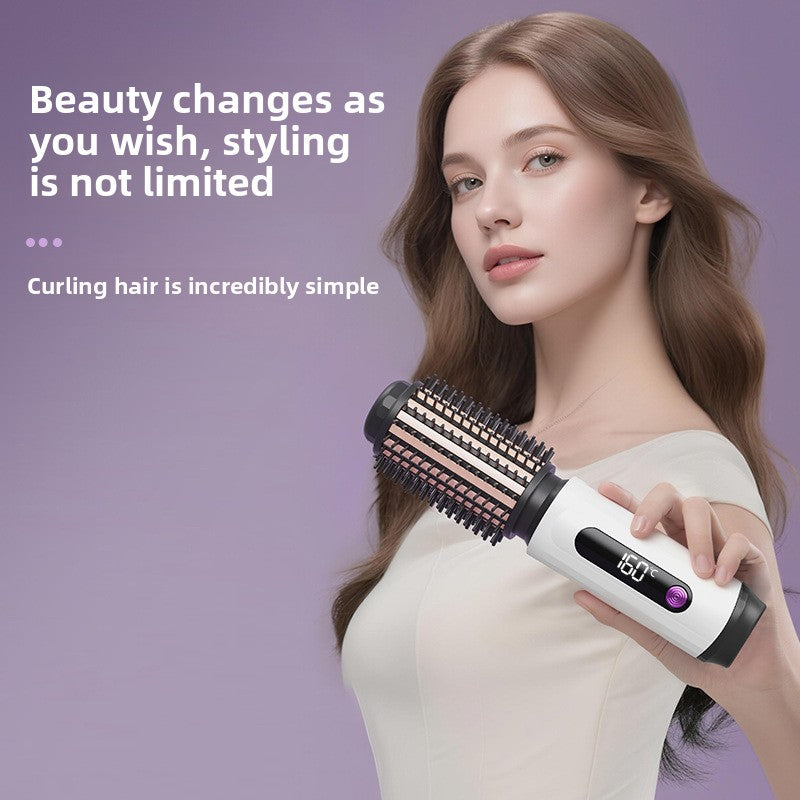Wireless Heated Curling Straightening Comb