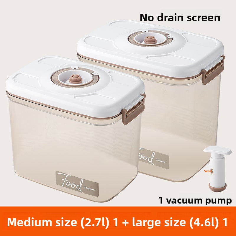 Electric vacuum storage box with air extraction function