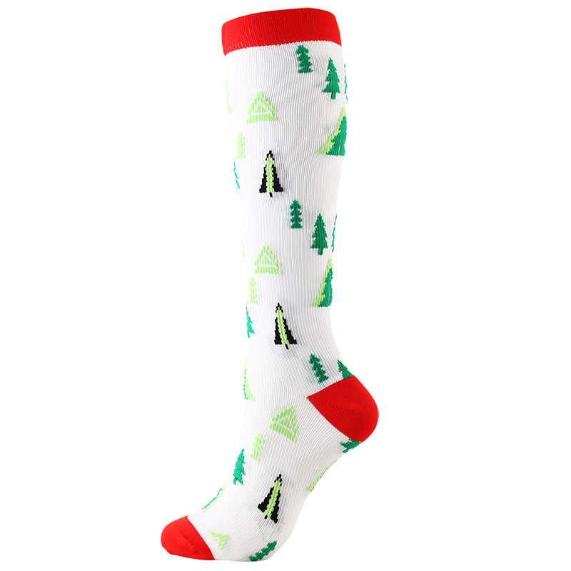 Christmas Compression Socks with Festive Designs