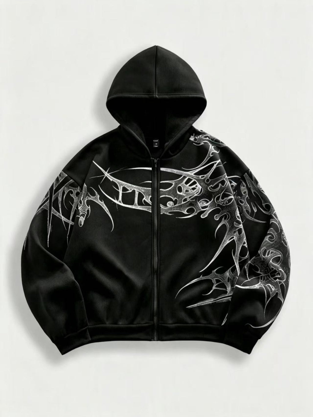 Gothic 3D Printed Hooded Sweatshirt