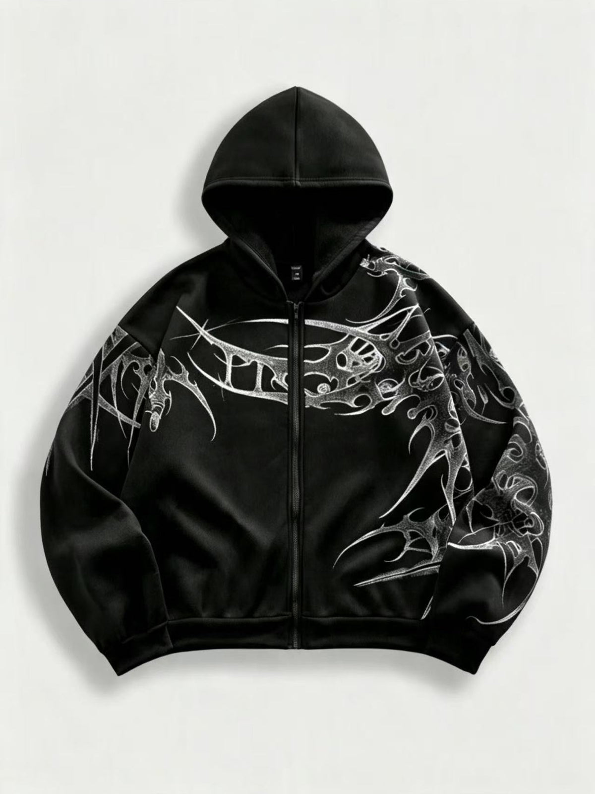 Gothic 3D Printed Hooded Sweatshirt