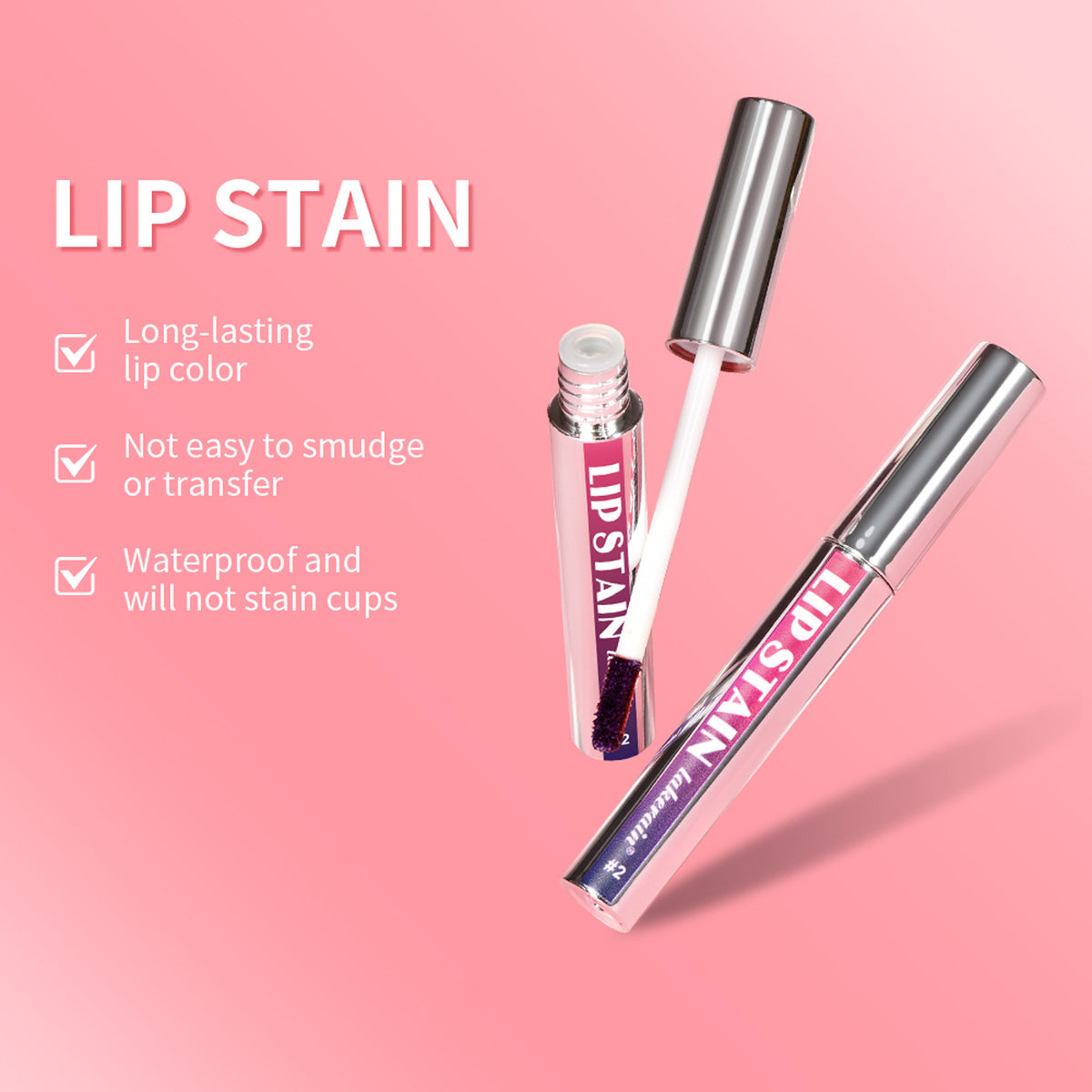 silver tube peel-off lip gloss