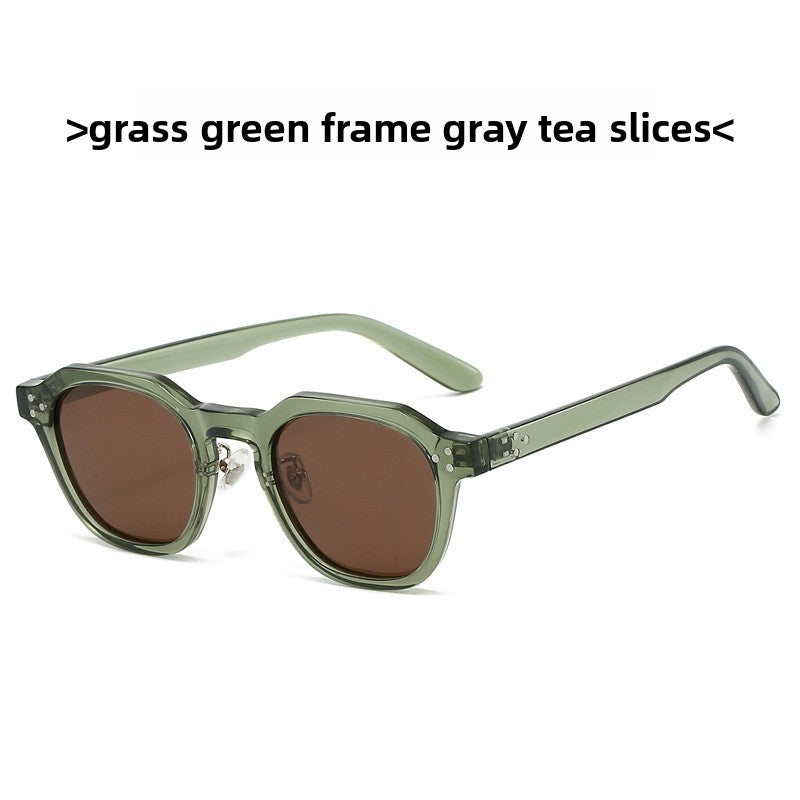 TR90 Geometric Polarized Sunglasses UV400 Protection