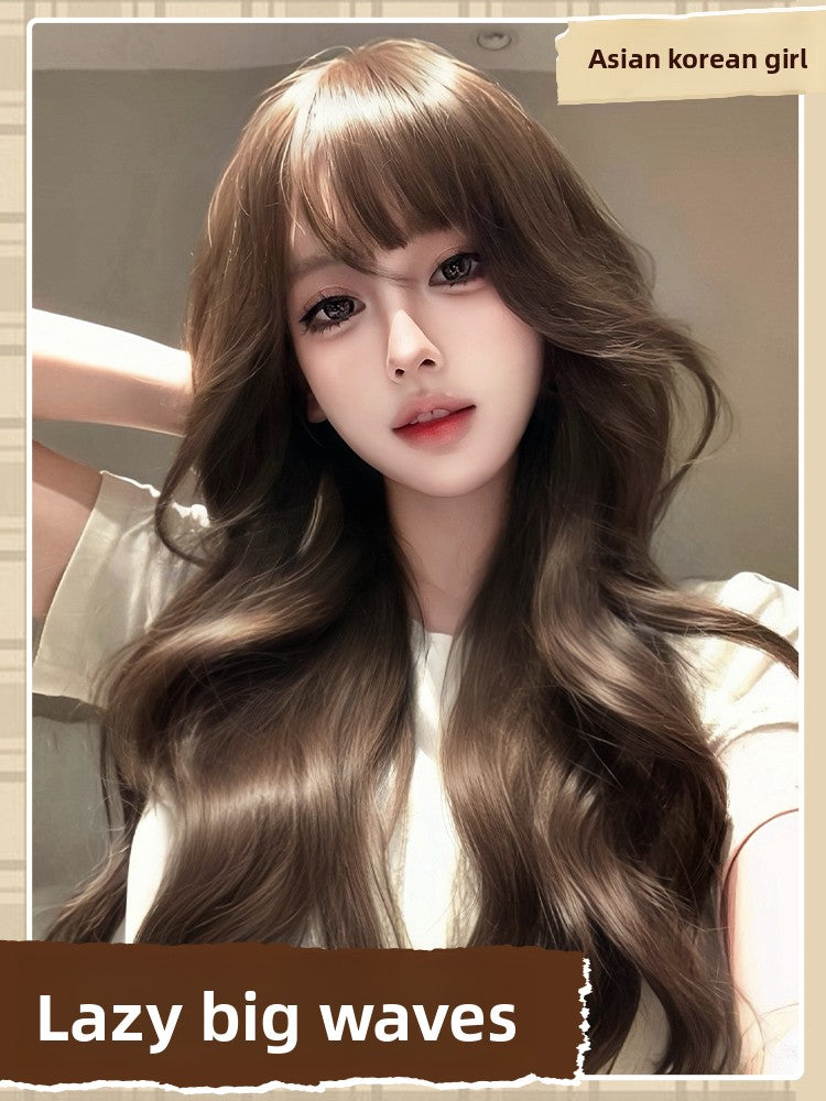 Women's Synthetic Big Wave Long Curly Hair Wig