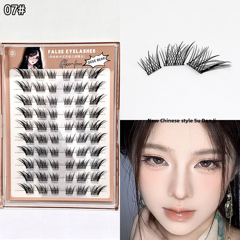 Self-adhesive false eyelashes