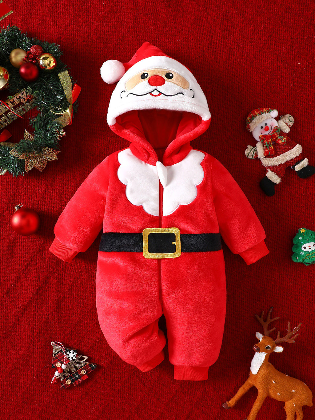 Christmas Santa Claus Baby Jumpsuit