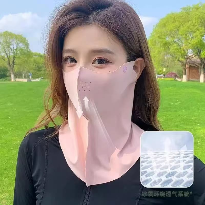 Ice Silk Protective Face Mask with UV Defense