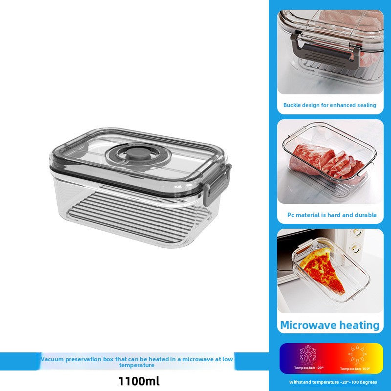 Electric vacuum storage box with air extraction function
