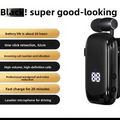 Clip-On Bluetooth Headset with Noise Cancellation