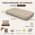 Automatic Inflatable Mattress with Built-In Air Pump