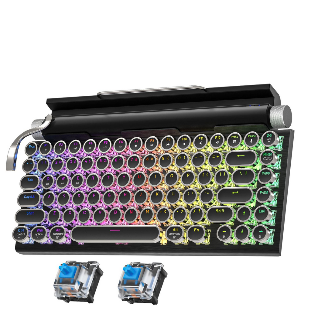 Retro Bluetooth Mechanical Keyboard