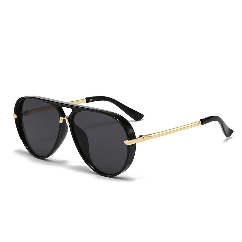 Retro Round Frame UV400 Sunglasses