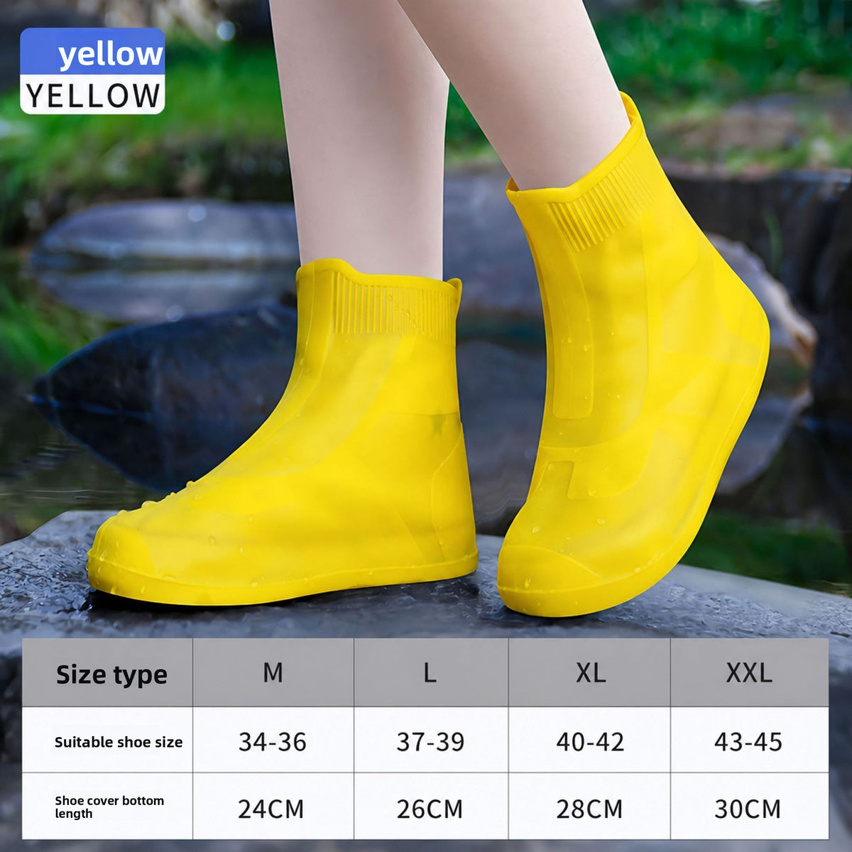 Waterproof Shoe Covers Anti-Slip Rain Boots