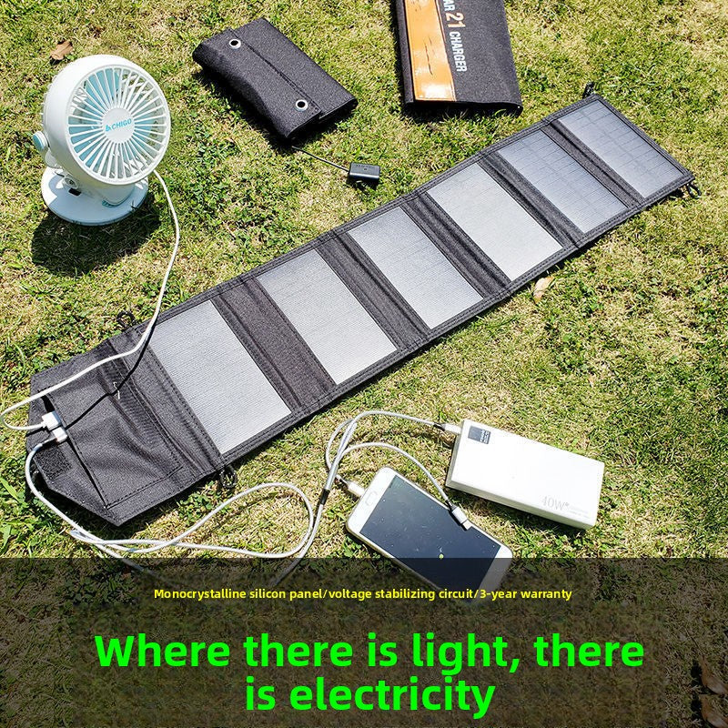 Monocrystalline Solar Charger Panel with Fast Charging