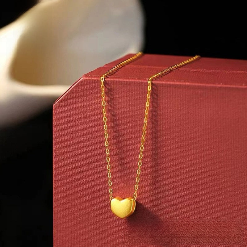 Pure Gold 999 Heart Pendant Necklace
