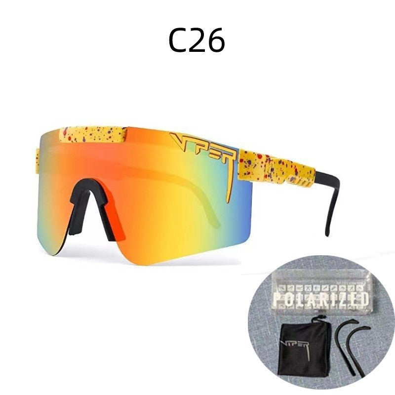 Men Women Coated Sports Sunglasses Windproof Cycling Glasses