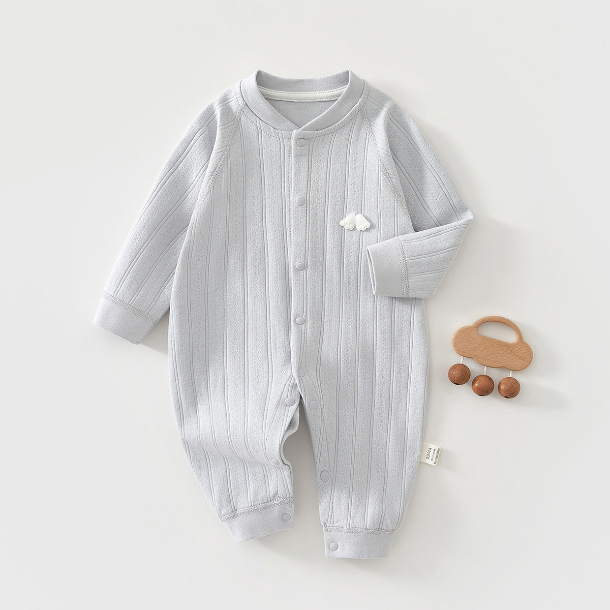 Pure Cotton Boneless Long Sleeve Newborn Baby Jumpsuit