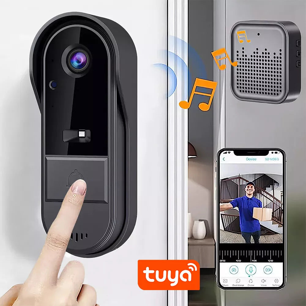 Intelligent wireless visual outdoor waterproof intercom doorbell