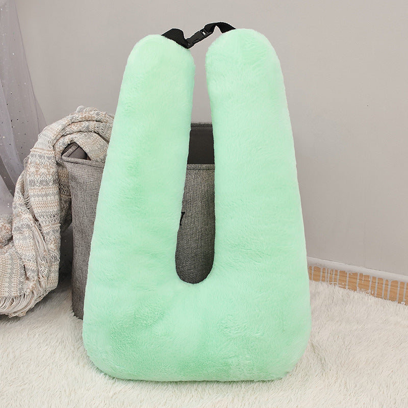 U-Shaped Plush Car Pillow Cushion