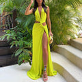 Womens Hollow Out Irregular Dress