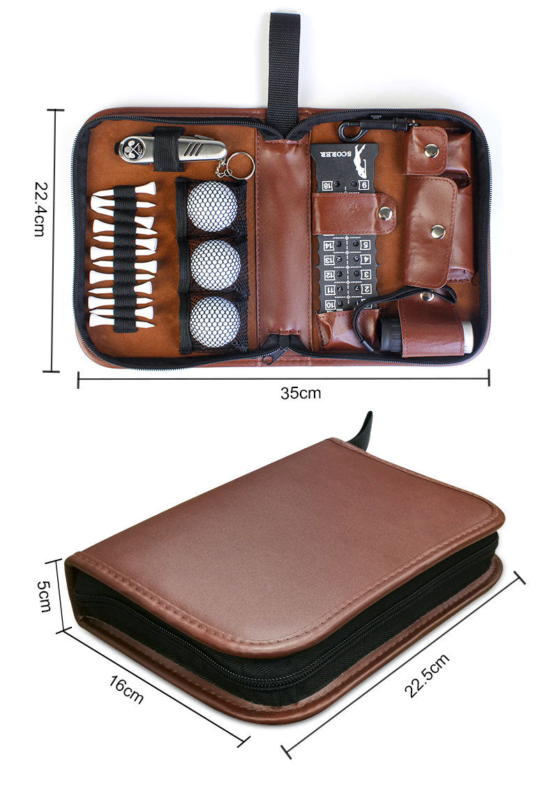Golf kit outdoor sports golf bag ball nail scorecard multifunctional storage bag