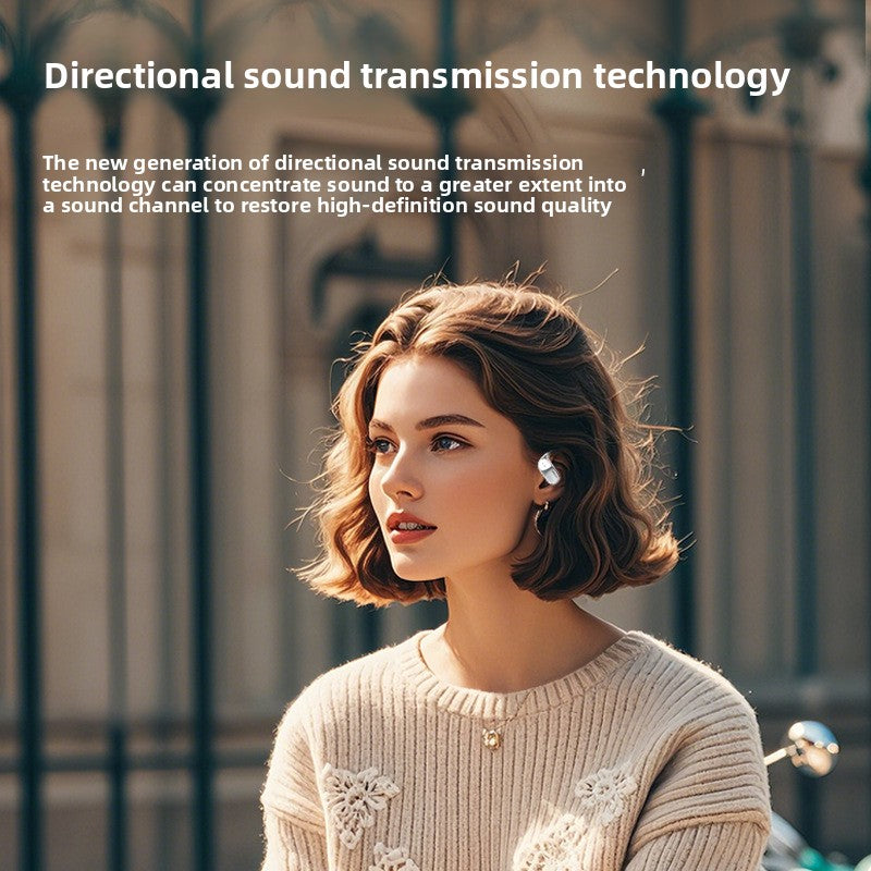 Wireless Bluetooth Headset with AI Translation and Color Display