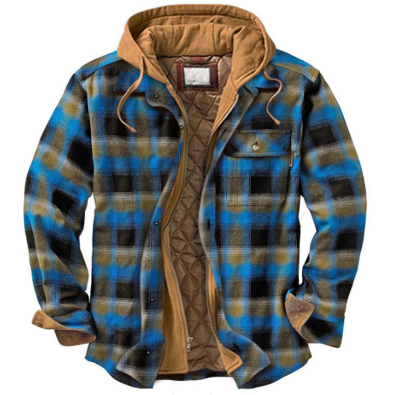 Men's Thickened Hooded Jacket