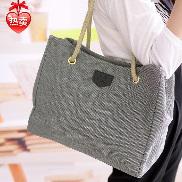 Womens Canvas Shoulder Bag
