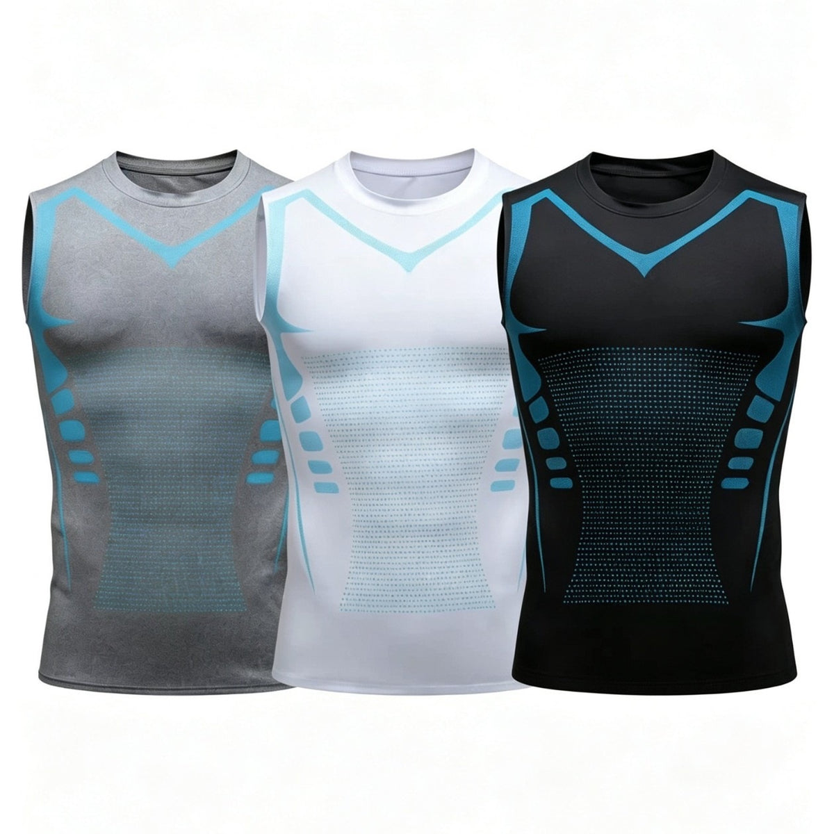 Men Quick Dry Elastic Breathable Sports Sleeveless Fitness Vest
