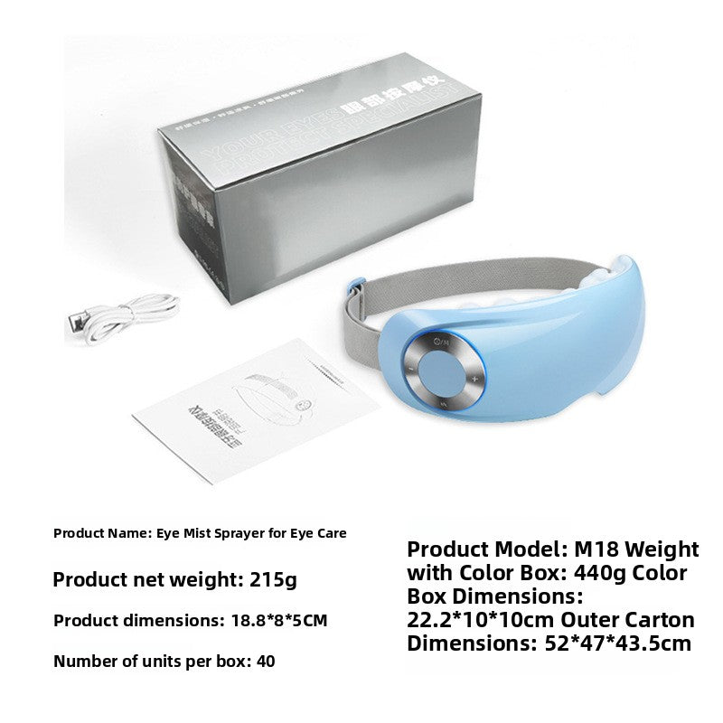 Smart Eye Massager with Heat Therapy and Bluetooth