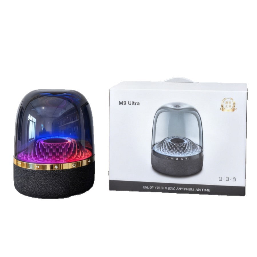 Wireless Bluetooth Speaker with Glass Subwoofer