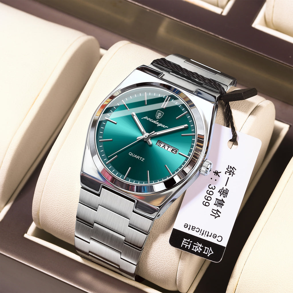 Ultra-Thin Men's Waterproof Luminous Quartz Watch