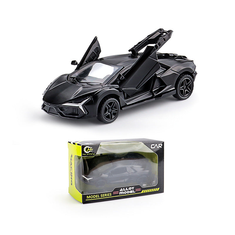 Three-Door Alloy Pull Back Toy Car Model