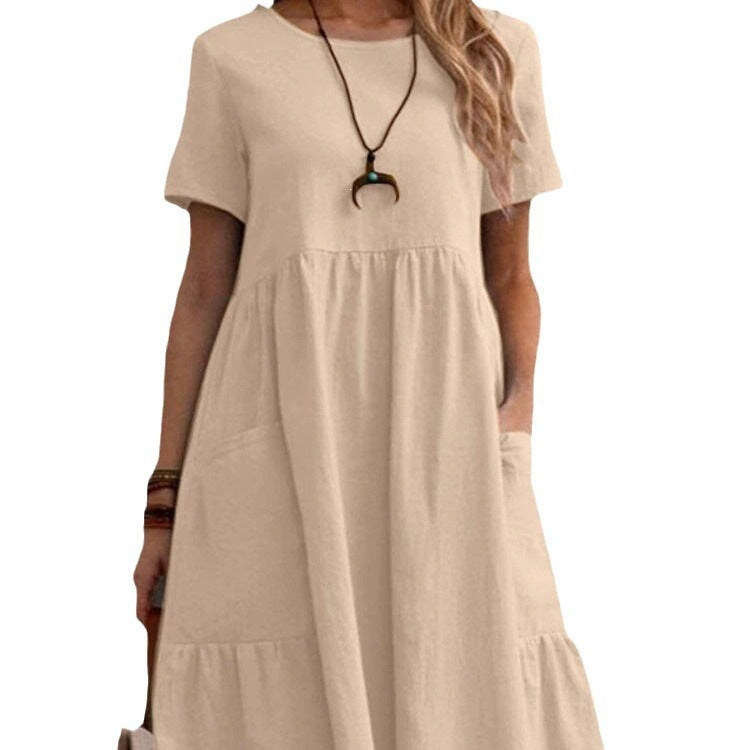 Round-neck dress