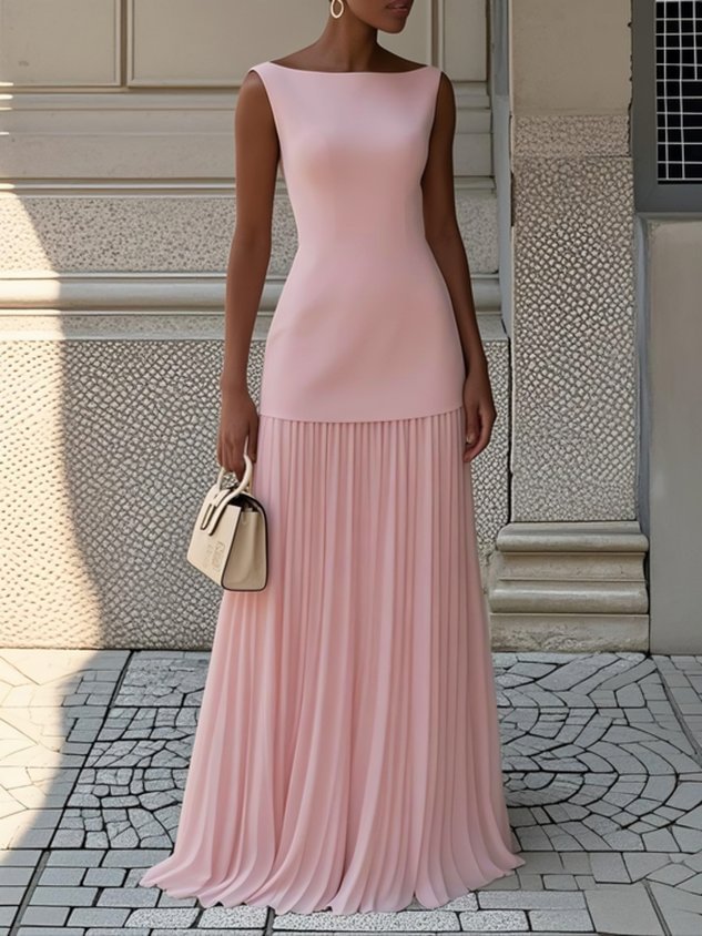 Women's Sleeveless Knit Vest and Skirt Set