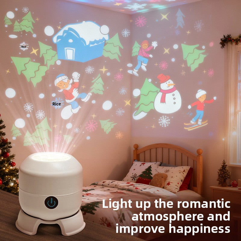Rotating LED Holiday Projector Light