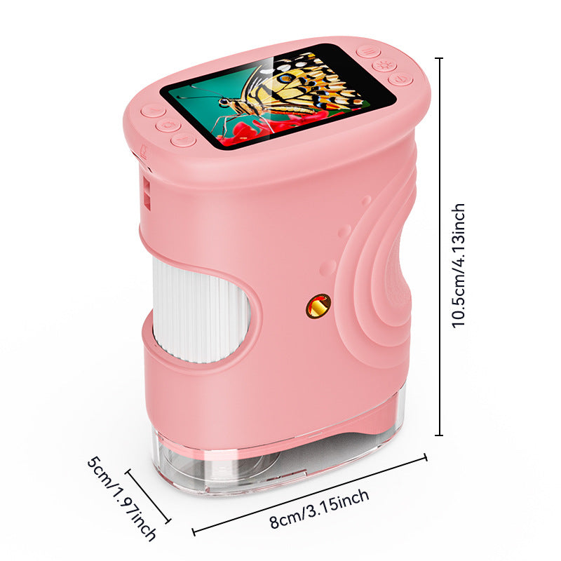 Children's Microscope 382 Digital Toy Outdoor Teaching Aid Handheld Magnifying Glass