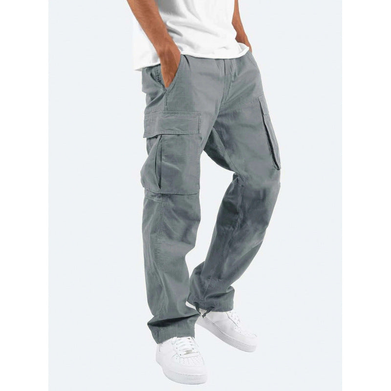 Mens Drawstring Cargo Pants