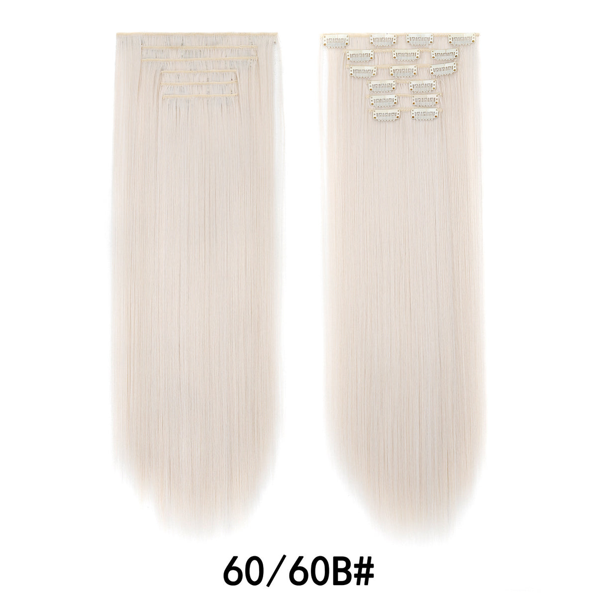 6-Piece Clip Hair Extension Set