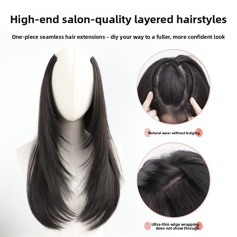 U-Shaped Hairpiece for Volume Enhancement