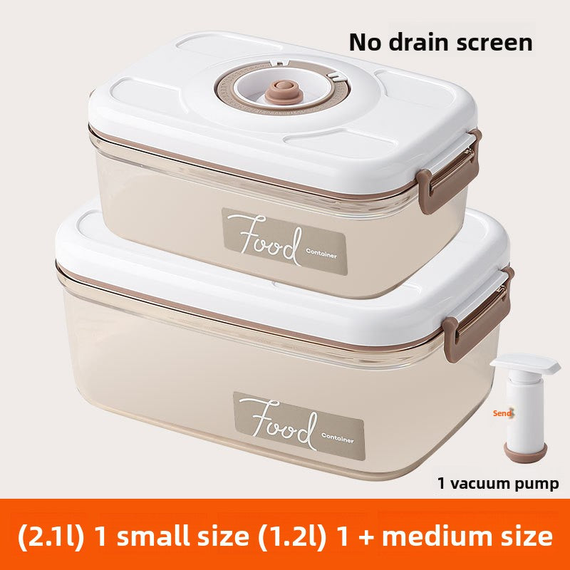 Electric vacuum storage box with air extraction function