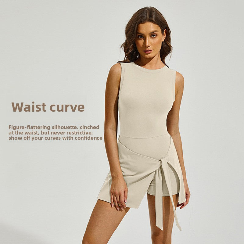 Slimming Backless Sports Dress