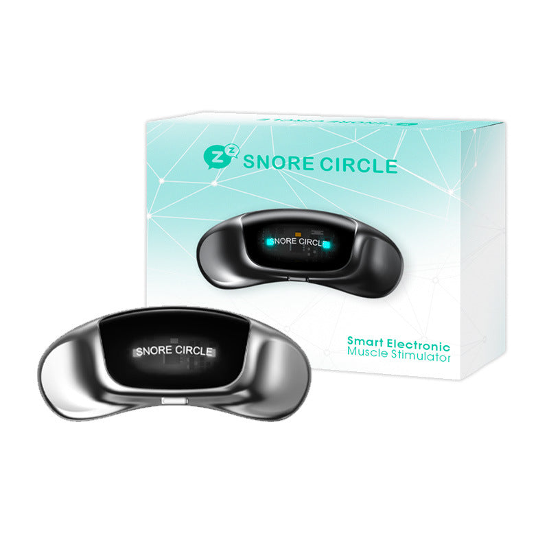 AI Breathing Tracking Throat Massager Anti-Snoring Device