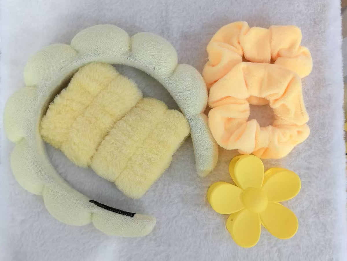 Soft Fabric Hair Accessories Set